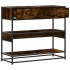 Mesa consola de madera de ingeniería roble ahumado 90x35x80