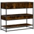 Mesa consola de madera de ingeniería roble ahumado 90x35x80