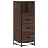 Armario de baño madera contrachapada roble marrón