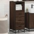 Armario de baño madera contrachapada roble marrón