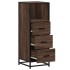 Armario de baño madera contrachapada roble marrón