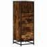 Armario baño madera contrachapada roble ahumado 35x37,5x100