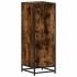 Armario baño madera contrachapada roble ahumado 35x37,5x100