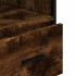 Armario baño madera contrachapada roble ahumado 35x37,5x100