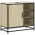 Armario de lavabo de baño madera roble Sonoma 65x33x60
