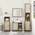 Armario de lavabo de baño madera roble Sonoma 65x33x60