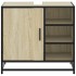 Armario de lavabo de baño madera roble Sonoma 65x33x60