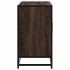 Armario lavabo baño madera ingeniería roble marrón 80x33x60