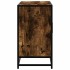 Armario lavabo baño madera ingeniería roble ahumado 80x33x60