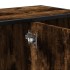 Armario lavabo baño madera ingeniería roble ahumado 80x33x60