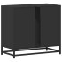 Mueble baño para lavabo madera ingeniería negro 65 x 33 x 60
