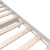 Estructura de cama de madera maciza de pino blanco 140x200