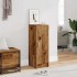 Mueble zapatero de aglomerado madera vieja 32x35x92