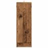 Mueble zapatero de aglomerado madera vieja 32x35x92