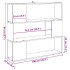 Estantería/divisor de espacios roble artisan 100x24x94