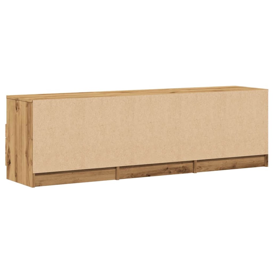 Mueble de TV madera de ingeniería roble artisan 150x33,5x45