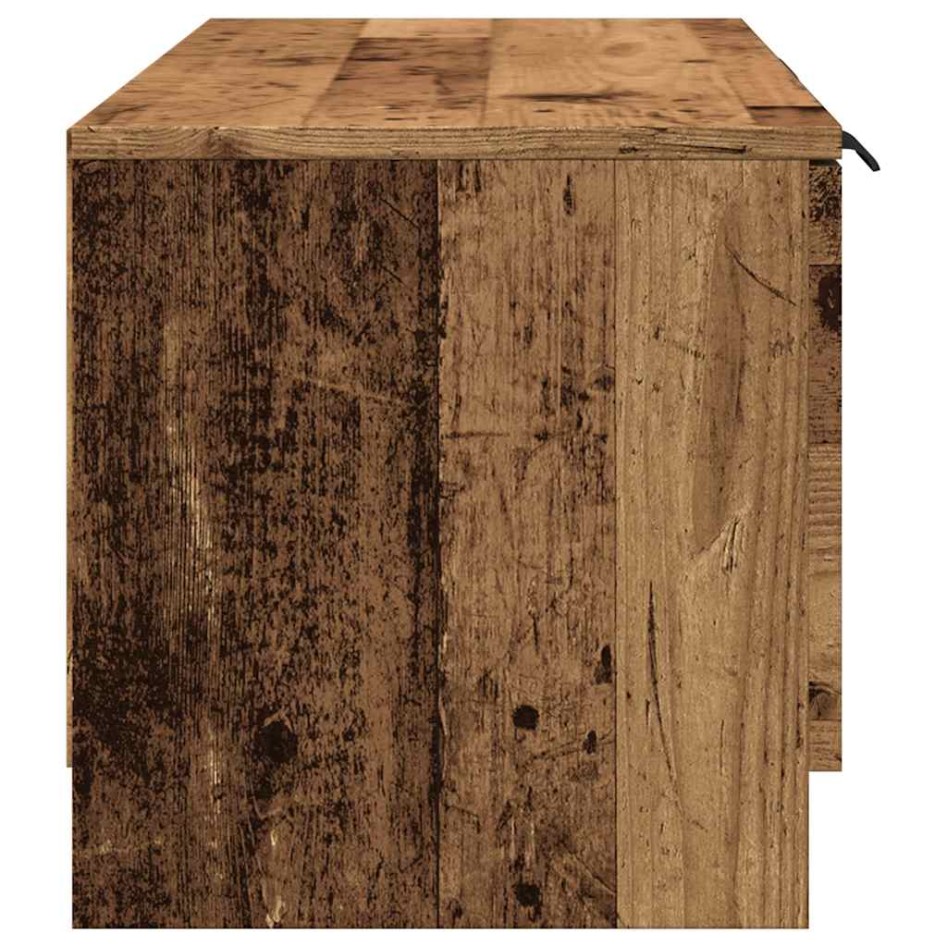 Mueble de TV madera contrachapada madera antigua 102x35x36,5