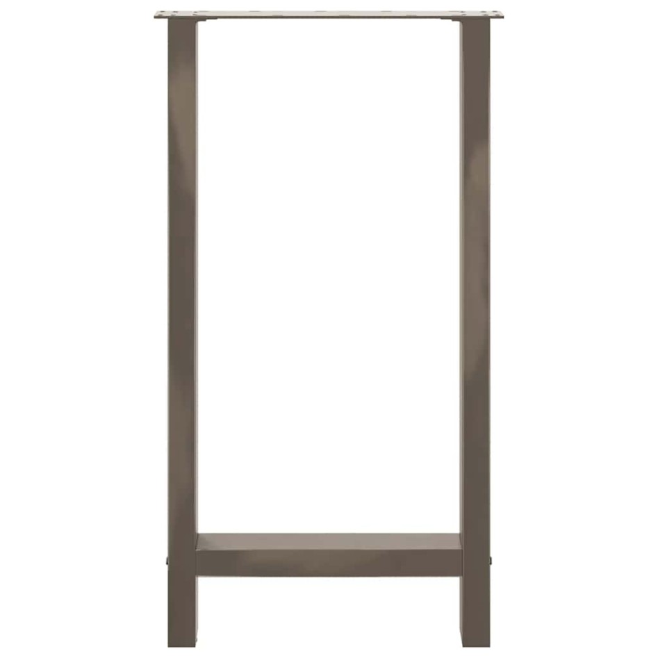 Patas para mesa de centro de acero natural 2 uds 40x(90-91)