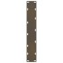 Patas para mesa de centro de acero natural 2 uds 50x(90-91)