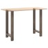 Patas para mesa de centro de acero natural 2 uds 50x(90-91)