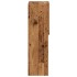 Muebles TV con luces LED 2 uds madera envejecida 30,5x30x102