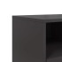 Mueble para TV de acero negro 100,5x39x60,5