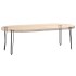 Patas de mesa tipo horquilla 4 uds acero macizo negro 72