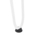 Patas de mesa tipo horquilla 4 uds acero macizo blanco 72