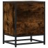 Mesitas noche 2 uds madera ingeniería roble ahumado 40x31x50