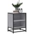 Mesitas noche 2 uds madera ingeniería gris sonoma 40x31x50