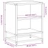 Mesitas noche 2 uds madera ingeniería gris sonoma 40x31x50