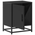 Mesitas de noche 2uds madera ingeniería negro 40x31x50 cm