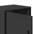 Mesitas de noche 2uds madera ingeniería negro 40x31x50 cm