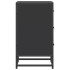Mesita de noche madera ingeniería negro 40x34,5x60 cm