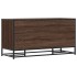 Banco zapatero madera de ingeniería roble marrón 100x40x53,5