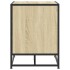 Banco zapatero madera de ingeniería roble sonoma 84x40x53,5