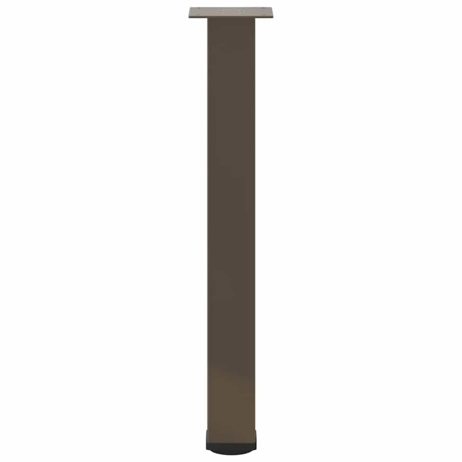 Patas para mesa de centro 4 uds acero acero natural 72-74