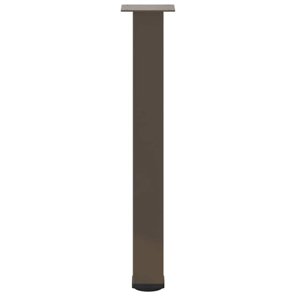 Patas para mesa de centro 4 uds acero acero natural 72-74