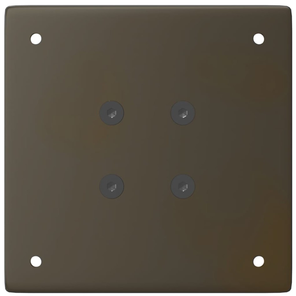 Patas para mesa de centro 4 uds acero acero natural 72-74