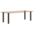 Patas para mesa de centro 4 uds acero acero natural 72-74