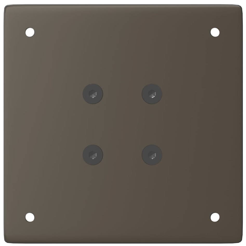 Patas para mesa de centro 4 uds acero acero natural 42-44