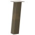 Patas para mesa de centro 4 uds acero acero natural 42