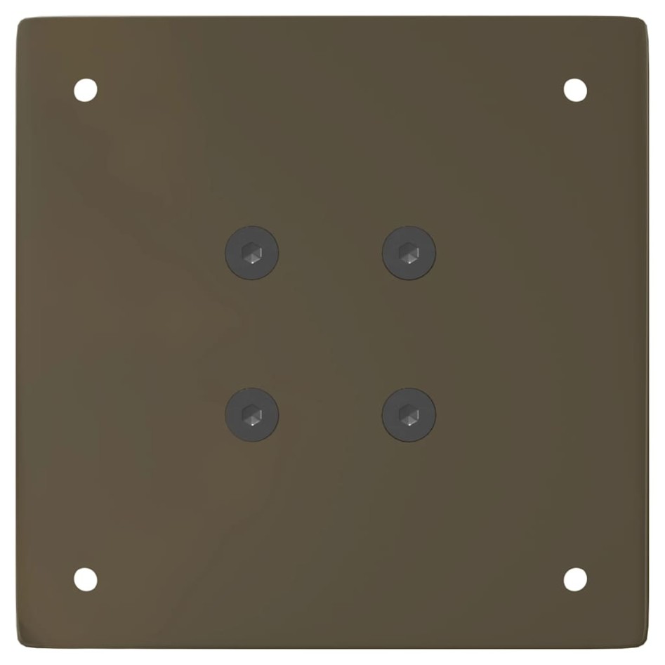 Patas para mesa de centro 4 uds acero acero natural 42