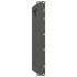 Patas de mesa centro forma U 2uds acero antracita 70x(30-31)