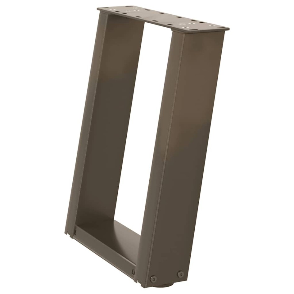 Patas para mesa de centro en forma de U 2 uds antracita