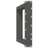 Patas mesa consola forma U 2 uds acero antracita 38x(72-73)