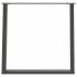 Patas para mesa comedor forma U 2uds antracita 70x(72-73)