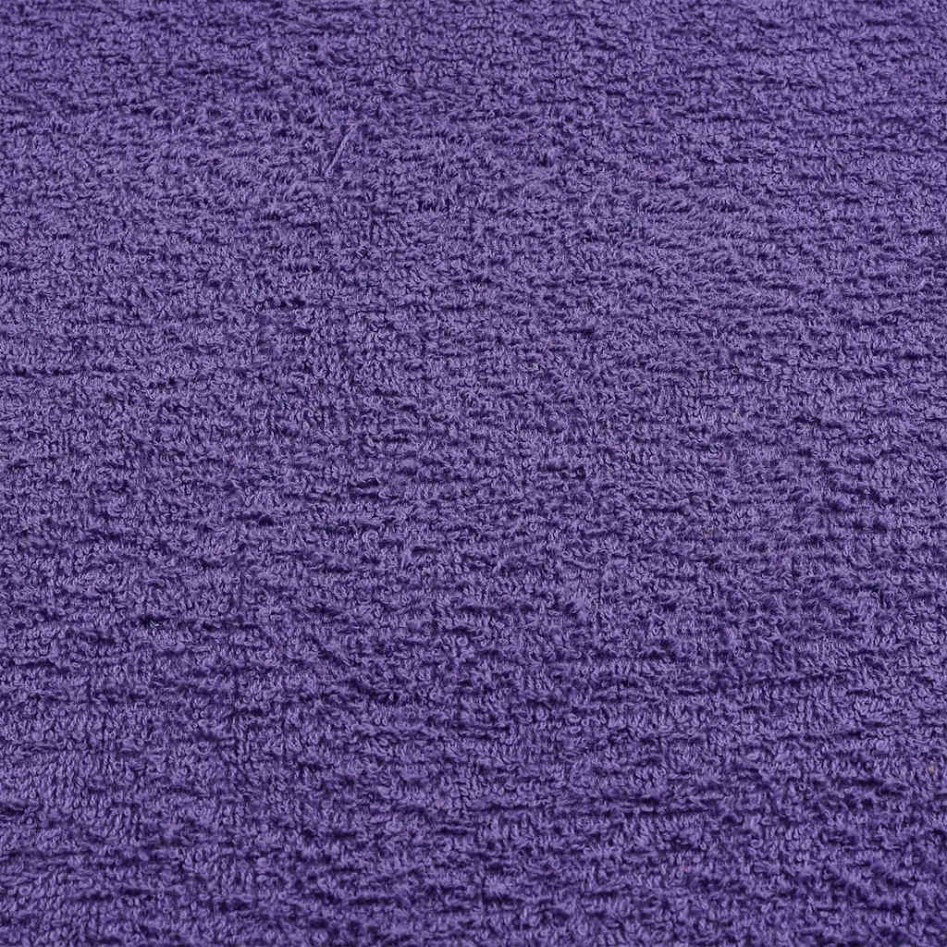 Toallas 4 uds 100% algodón morado 100x200 cm 600