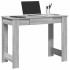 Escritorio de madera contrachapada gris sonoma 100x45x75