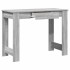 Escritorio de madera contrachapada gris sonoma 100x45x75